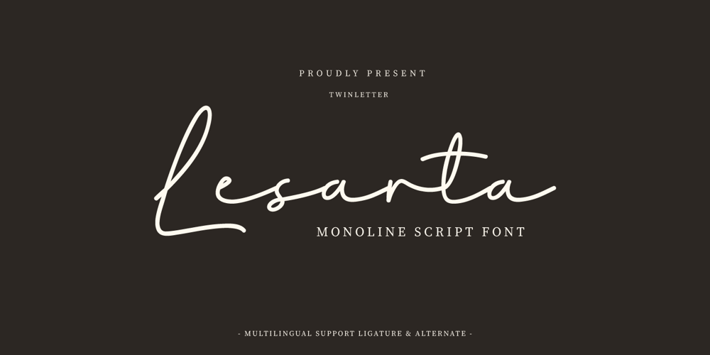 Lesarta font