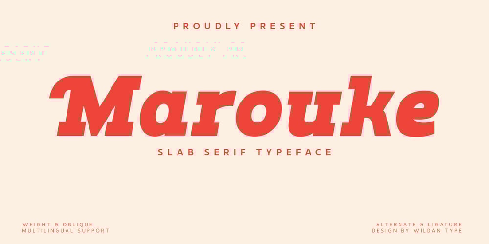 Marouke font