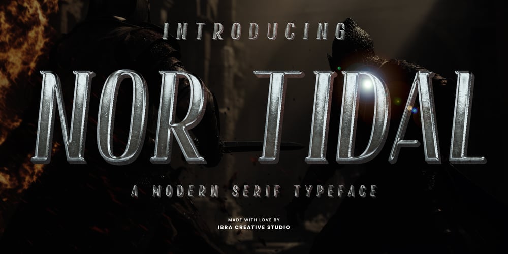 Nor Tidal font