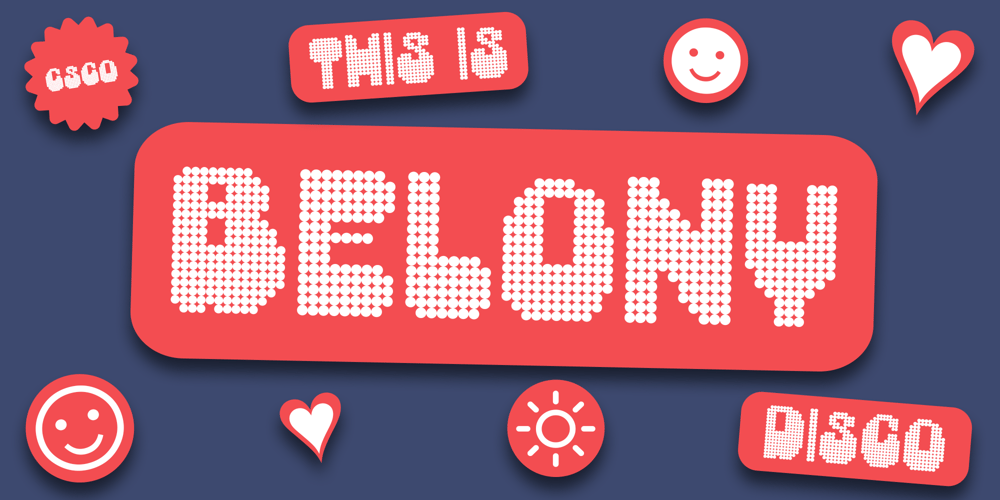 Belony Disco font