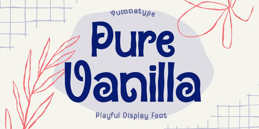 Pure Vanilla font