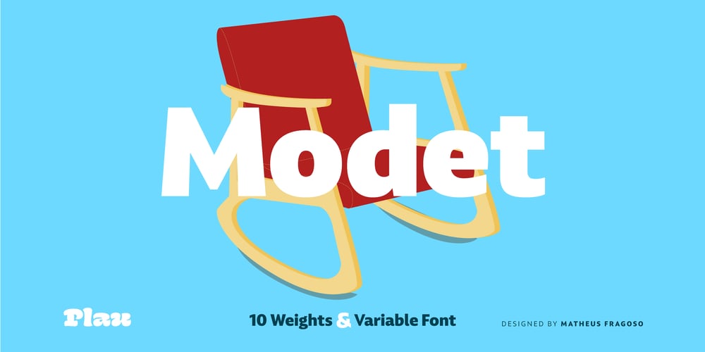Modet font