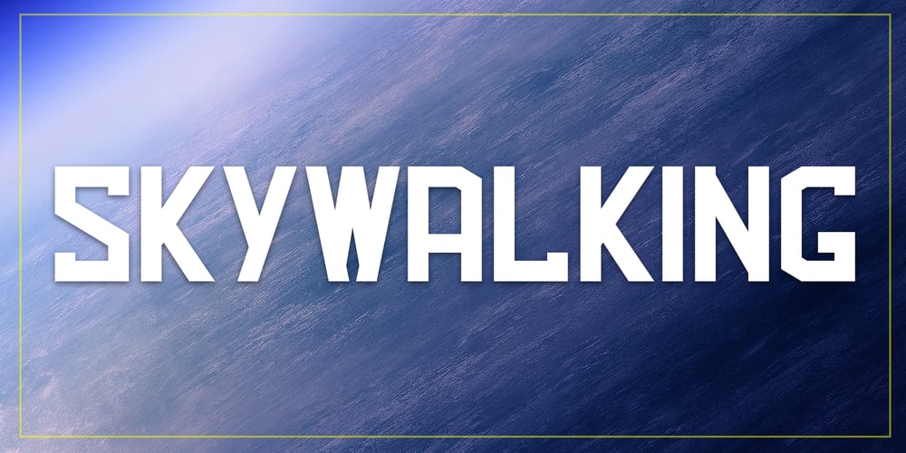Skywalking font