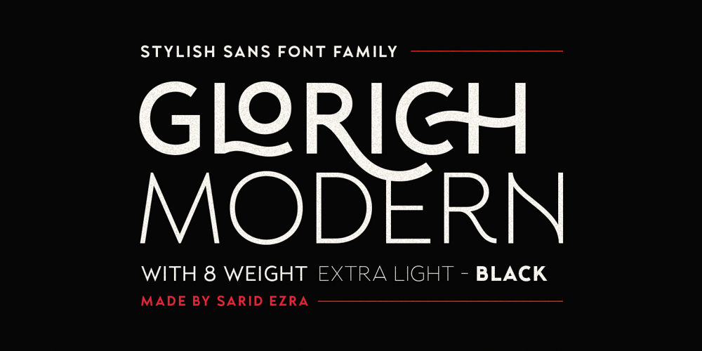 Glorich font