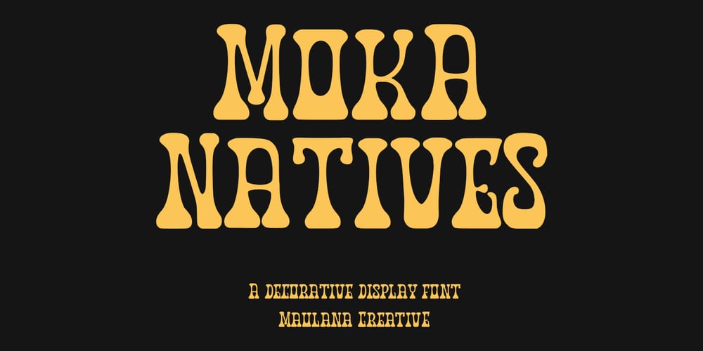 Moka Natives font
