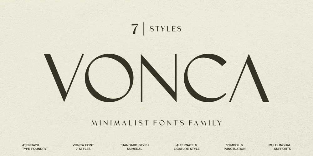 Vonca font