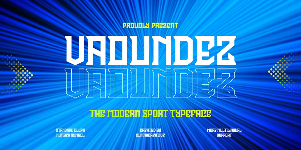 Vaoundez font