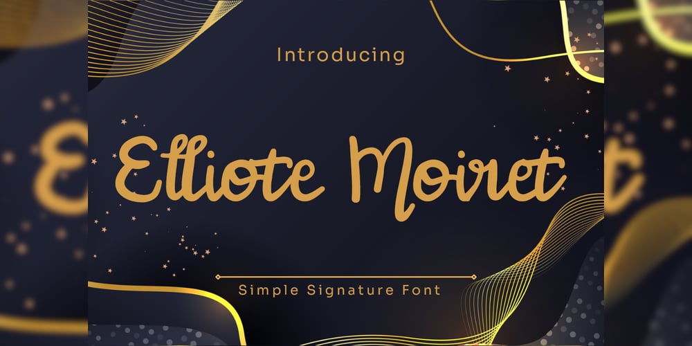 Elliote Moiret font