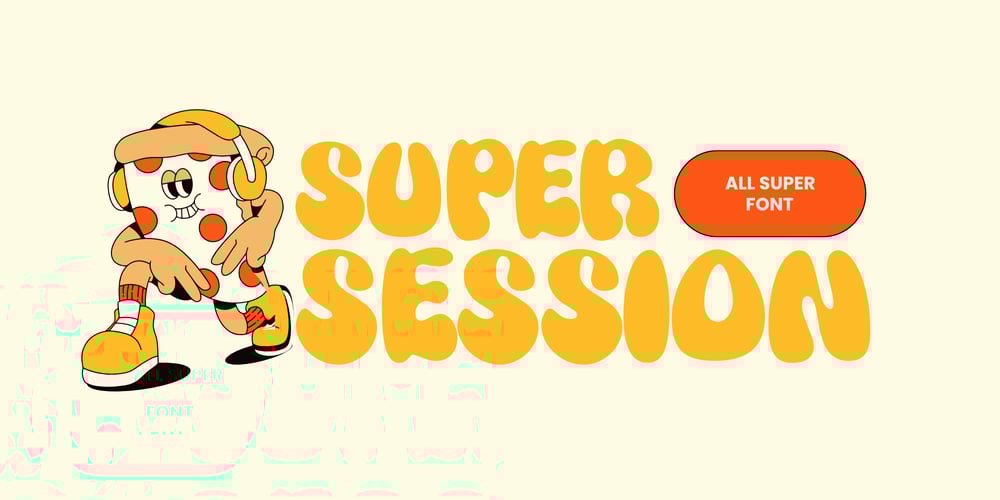 Super Session font
