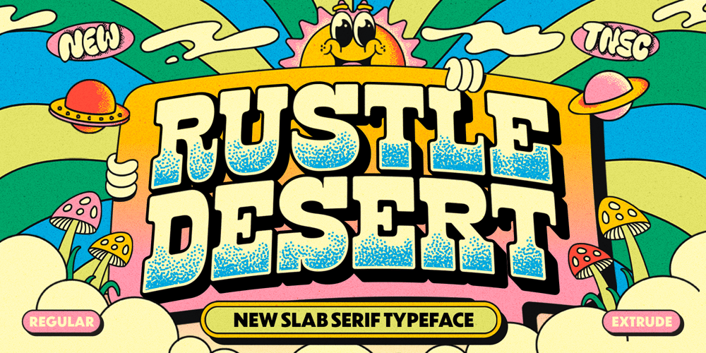 Rustle Desert font