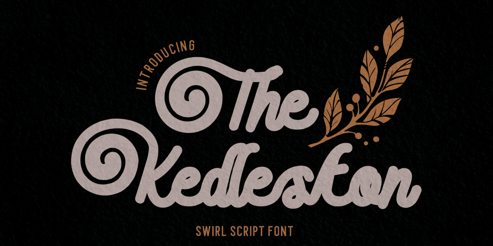 The Kedleston font