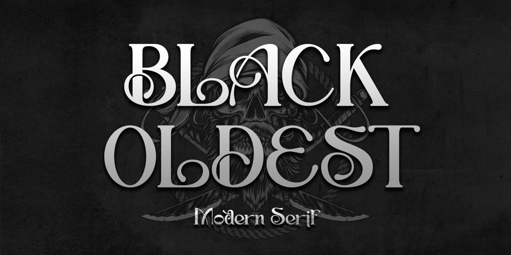 Black Oldest font