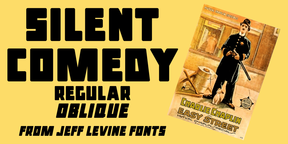 Silent Comedy JNL font