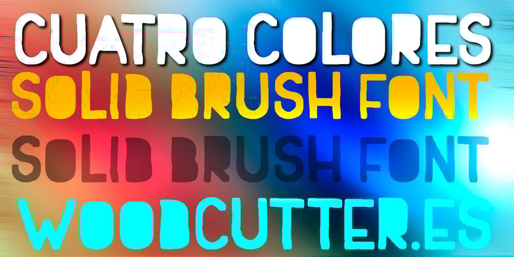 Cuatro Colores font