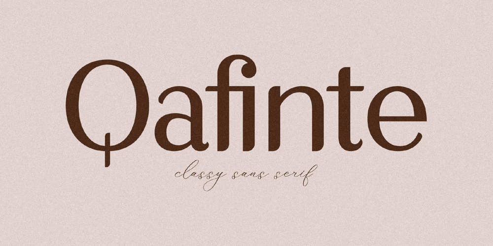 Qafinte font