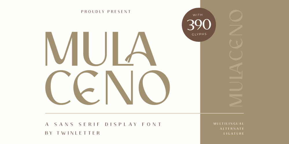 Mulaceno font
