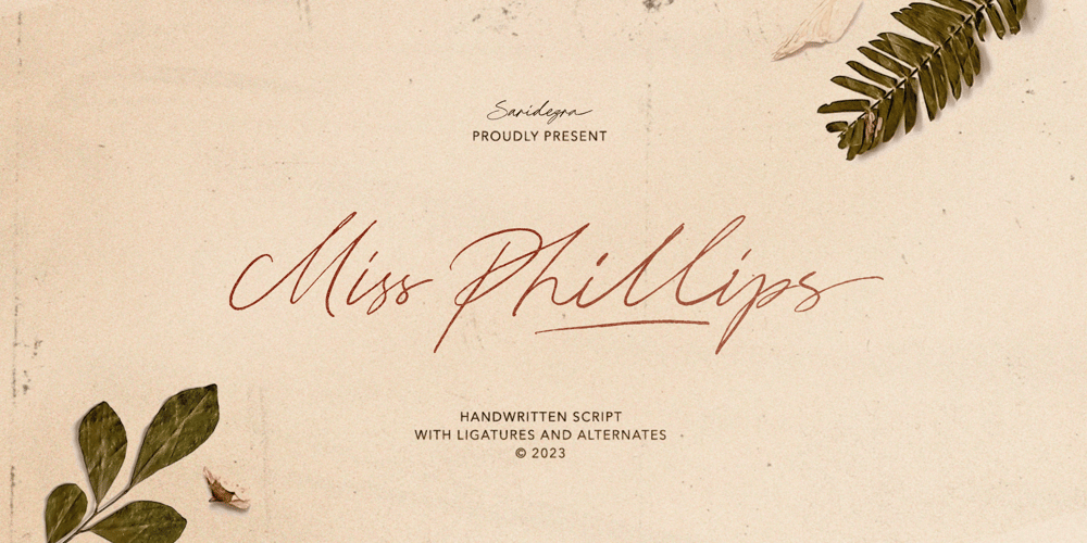 Miss Phillips font