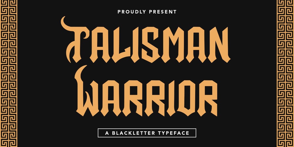 Talisman Warrior font