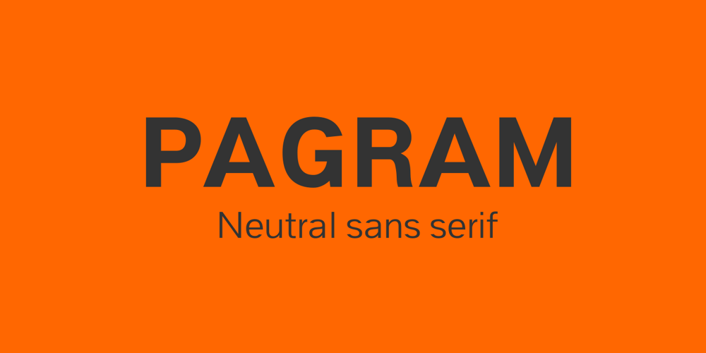 Pagram font