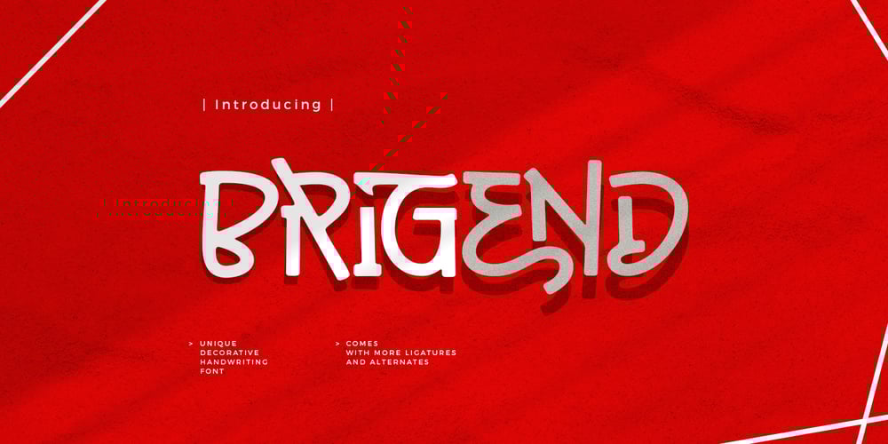 Brigend font