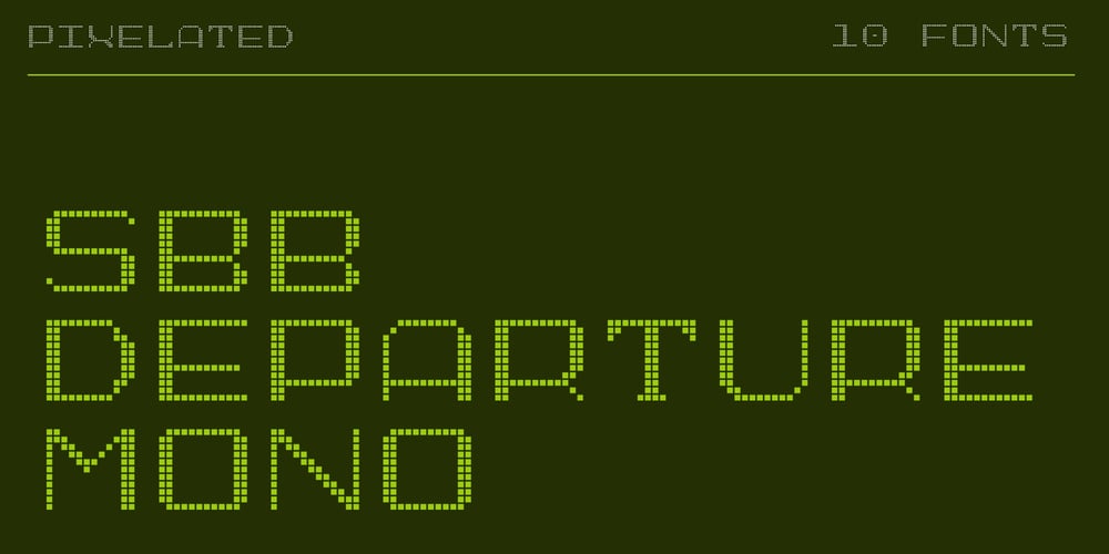 SbB Departure Mono font