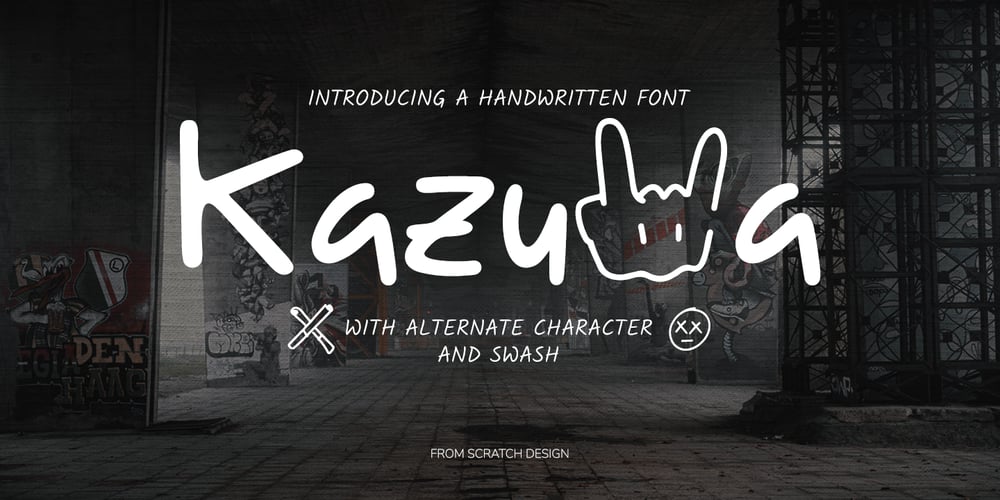 Kazuwa font
