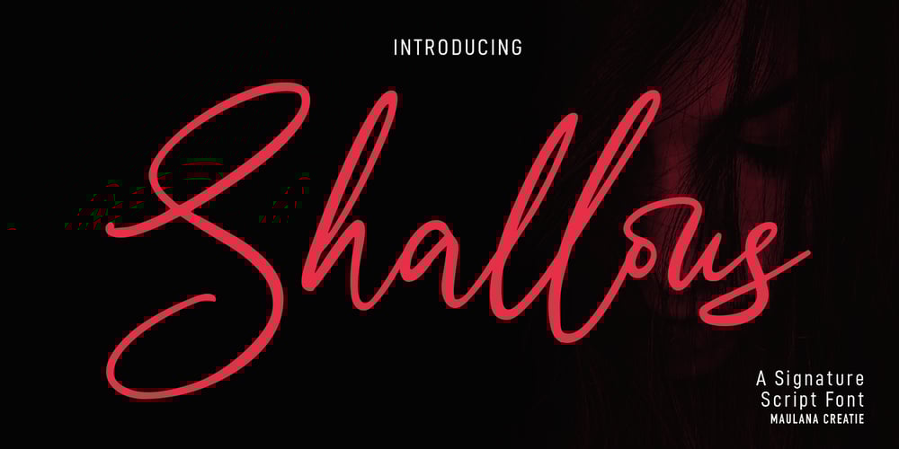 Shallous font
