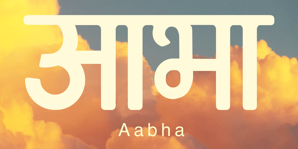 Aabha font