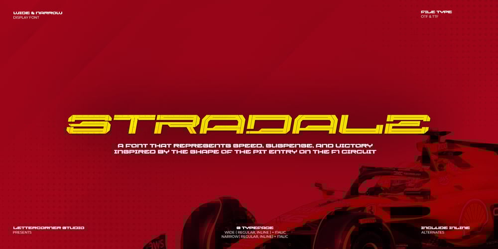 Stradale font
