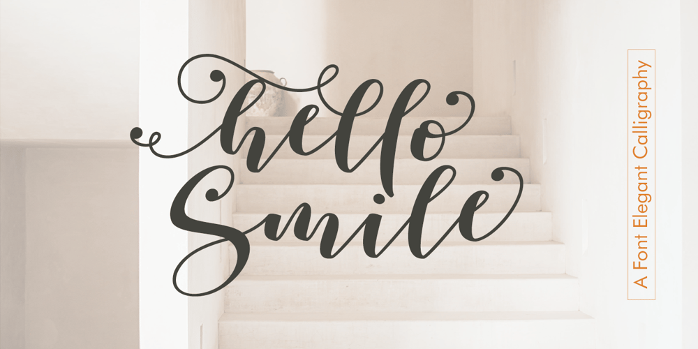 Hello Smile font
