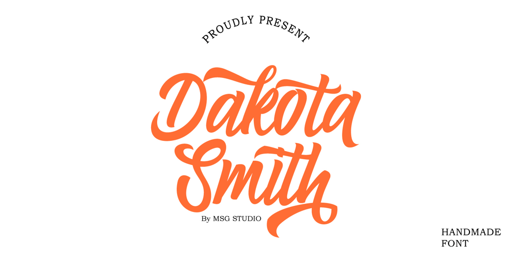 Dakota Smith font