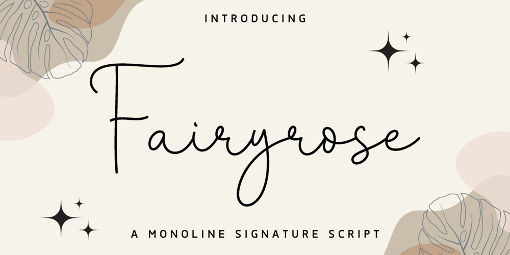 Fairyrose font