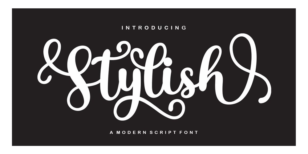Stylish font