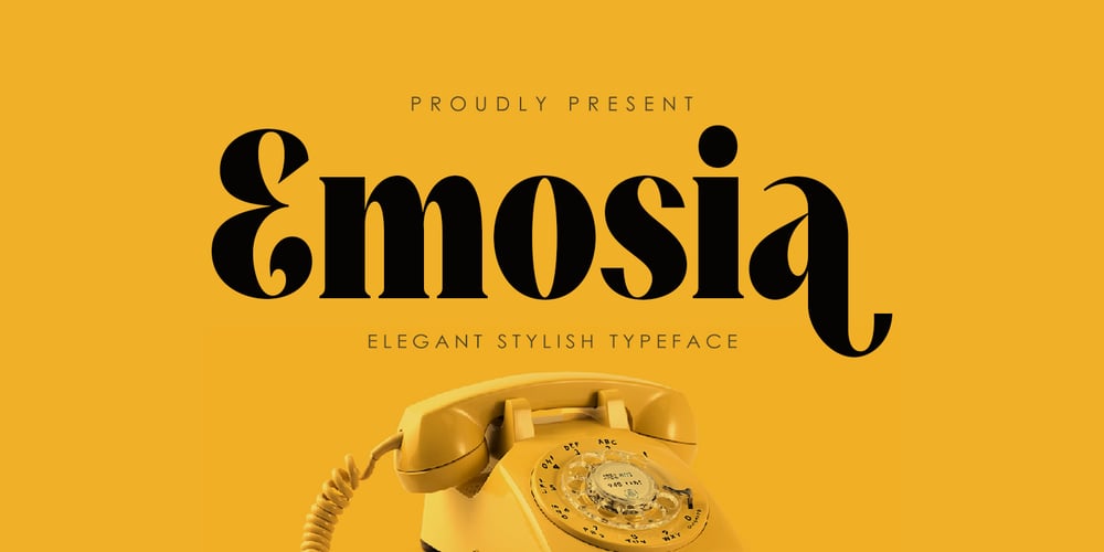 Emosia font