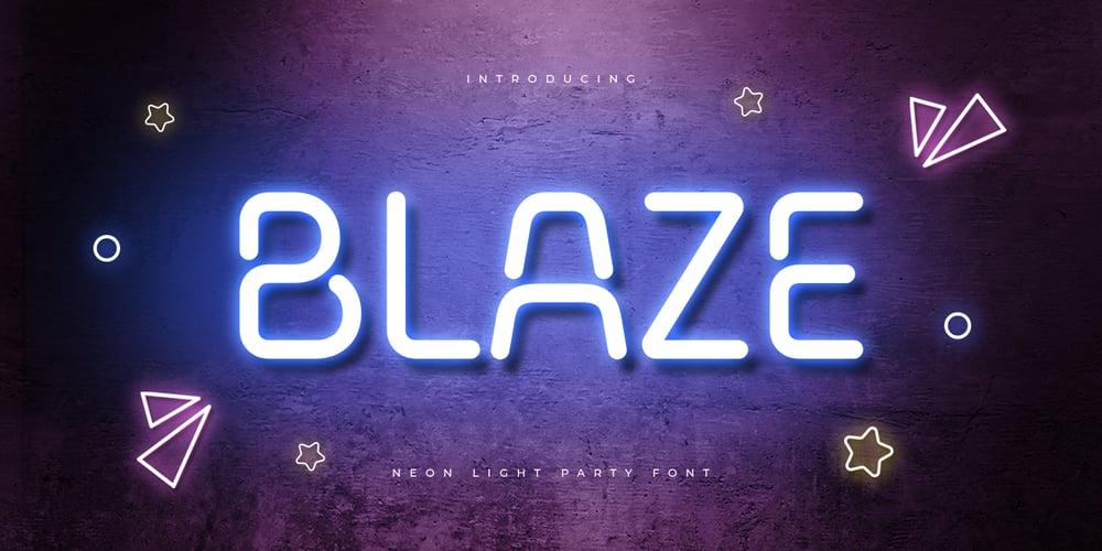 Blaze font