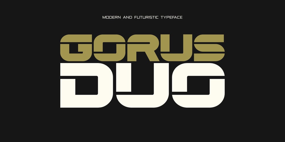 Gorus Duo font