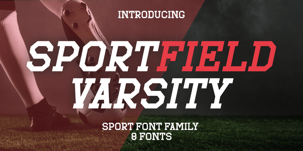 Sportfield Varsity font