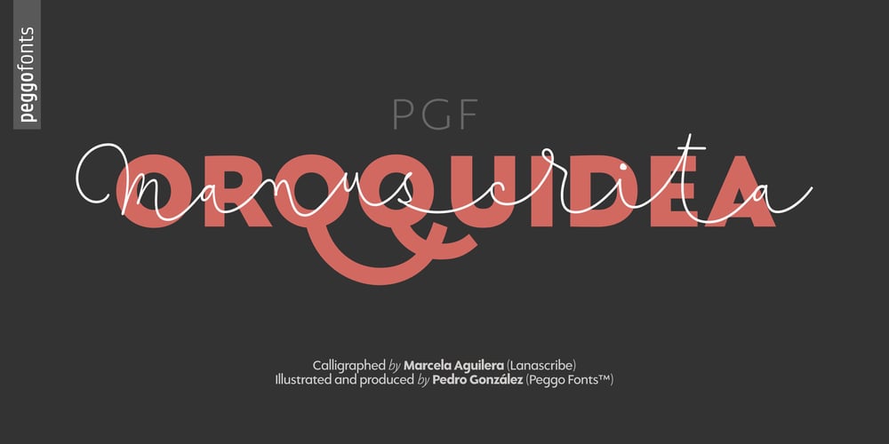PGF Orqquidea font