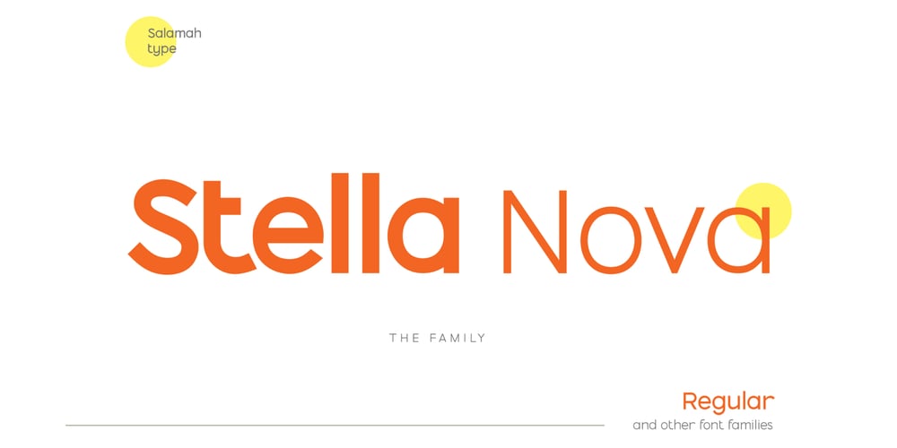 Stella Nova font
