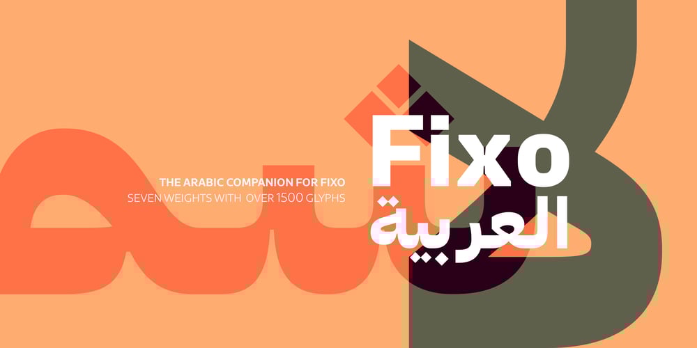 Fixo Arabic font