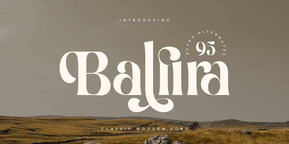 Balfira Style font