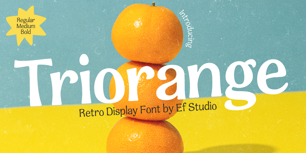 Triorange font