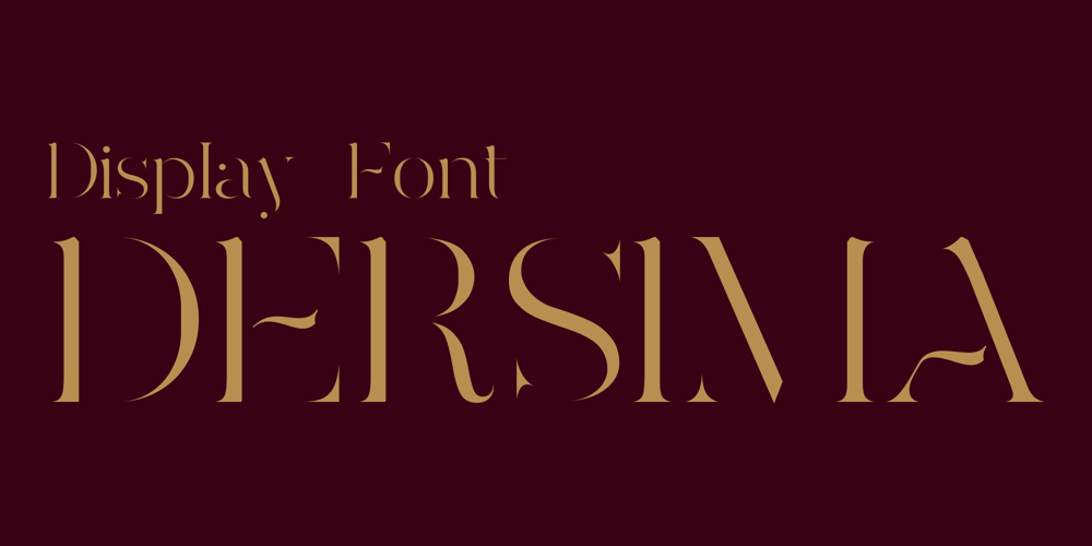 Dersima font