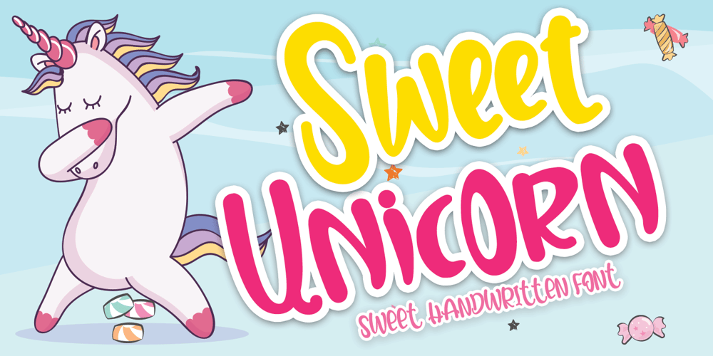Sweet Unicorn font
