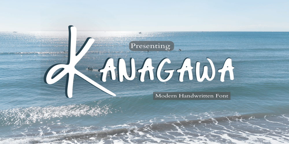 Kanagawa font