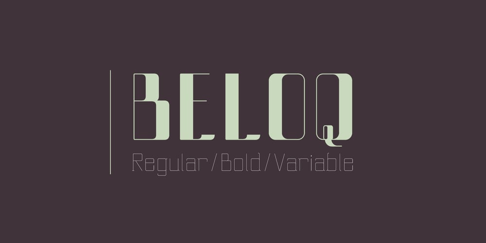 Beloq font