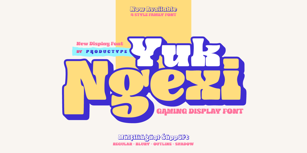 Yuk Ngexi font