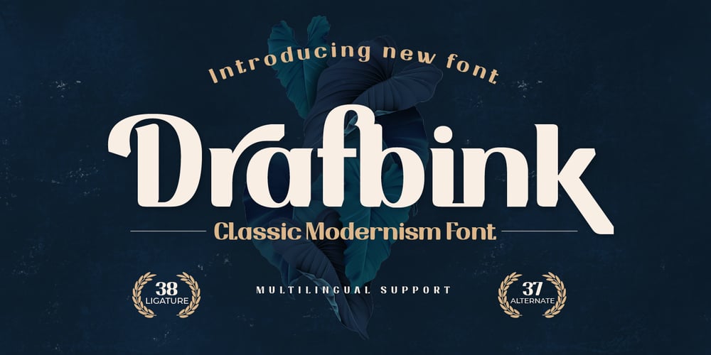 Drafbink font