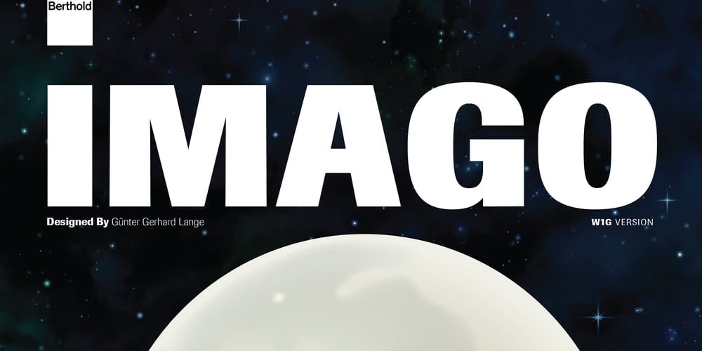 Imago W1G font