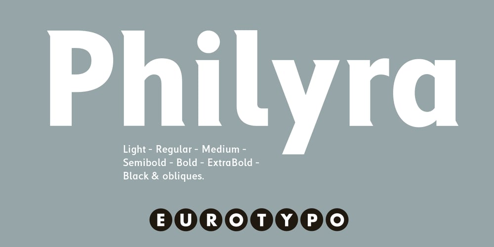 Philyra font